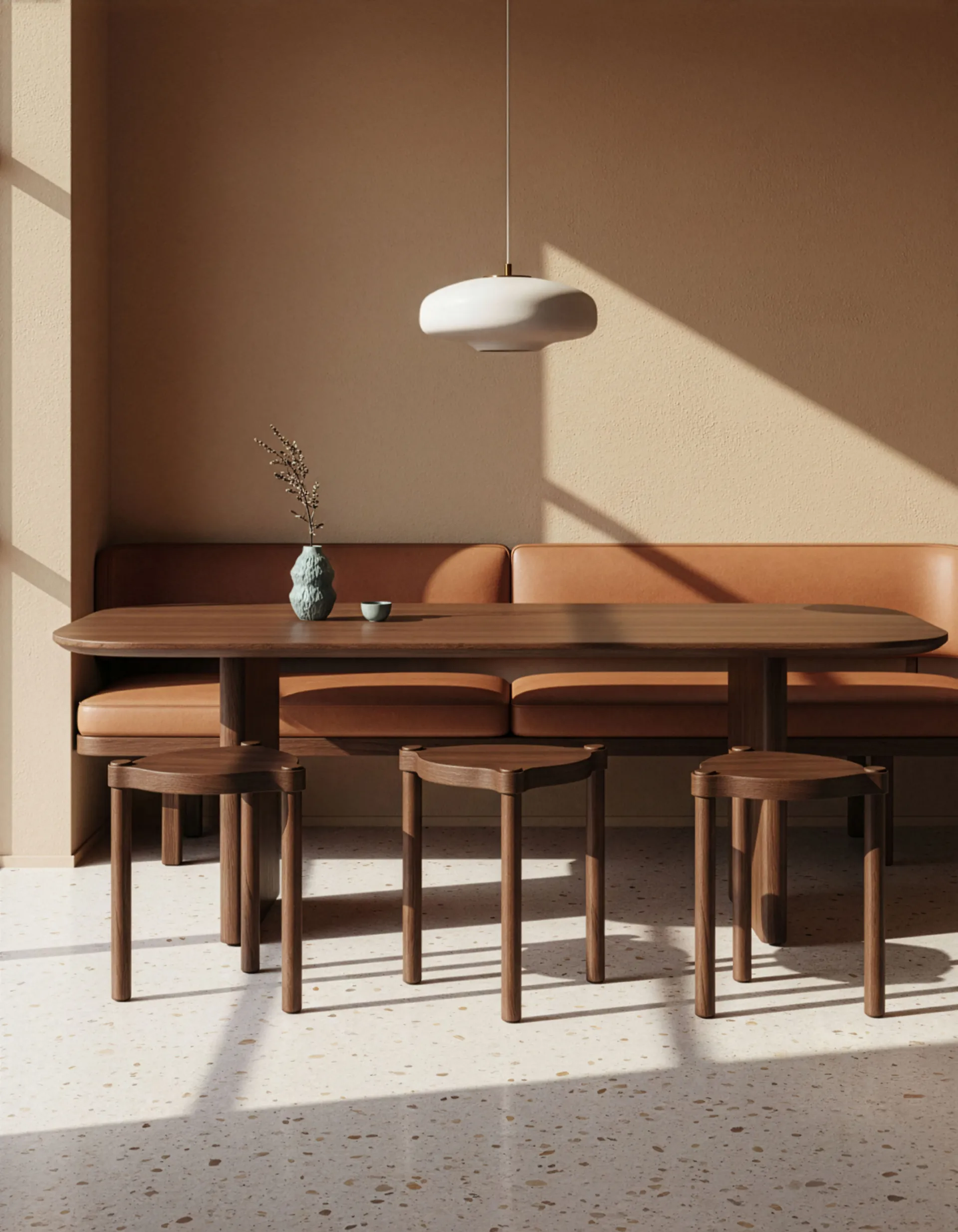 Taburete Woody , Roble oscuro Cooee Design