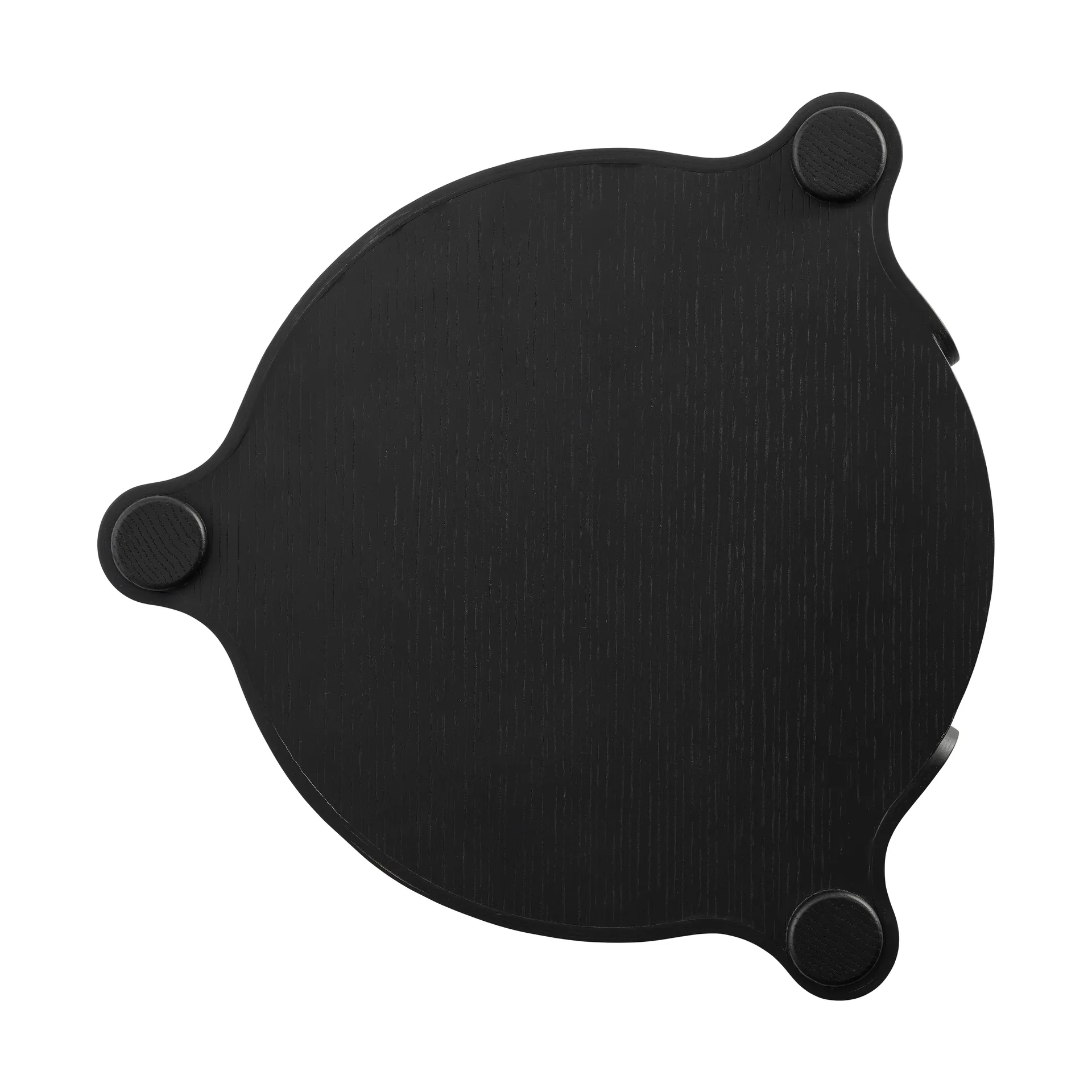 Taburete Woody , Roble teñido en negro Cooee Design