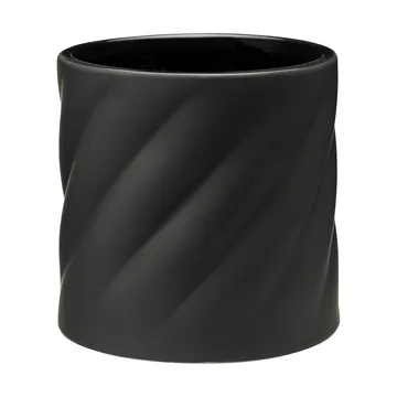 Twist maceta - Negro, mediano Ø19 cm - Cooee Design