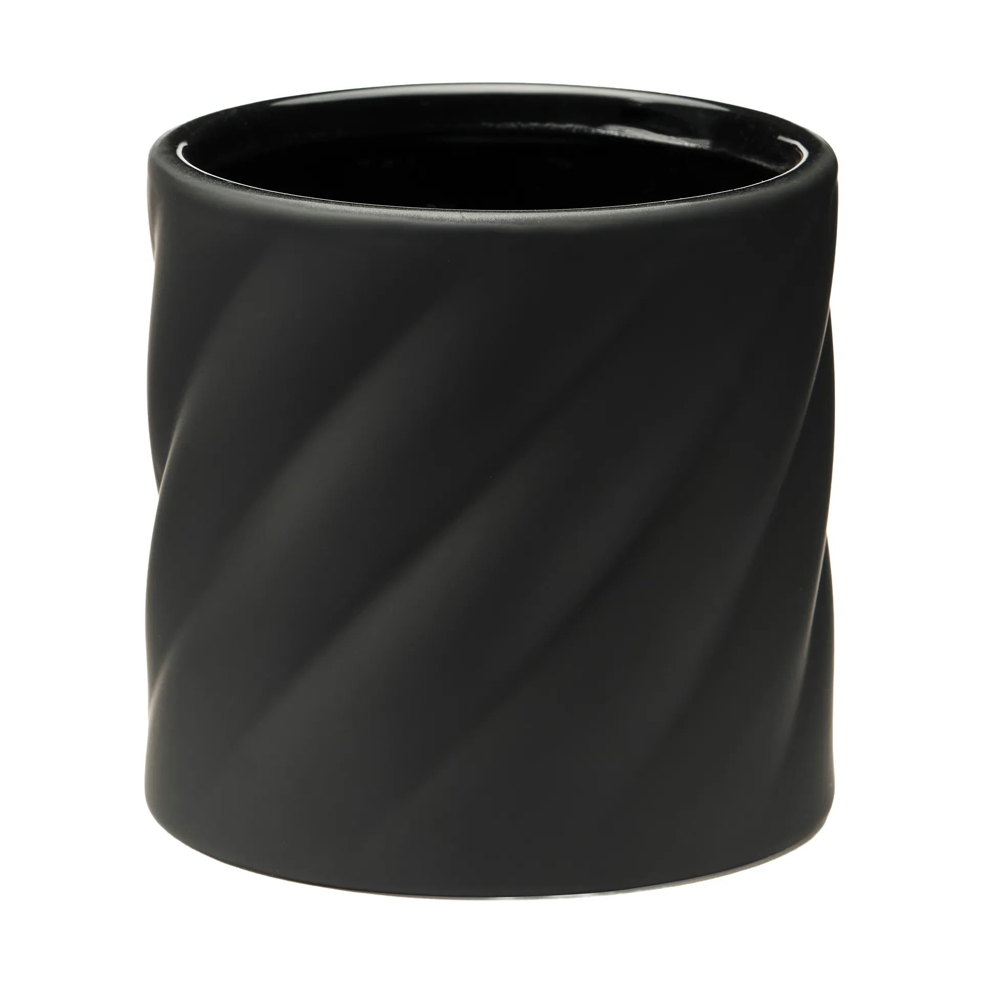 Twist maceta, Negro, pequeño Ø12 cm Cooee Design
