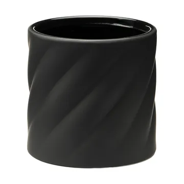 Twist maceta - Negro, pequeño Ø12 cm - Cooee Design