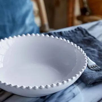 Plato de pasta Pearl - Blanco, Ø24 cm - Costa Nova