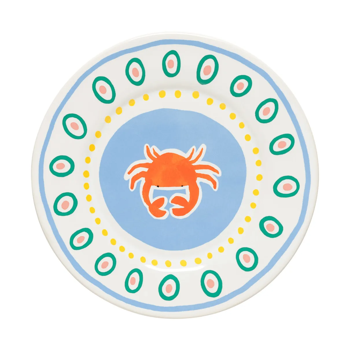 Plato de postre Summer Bliss, Crab, Ø22 cm Costa Nova