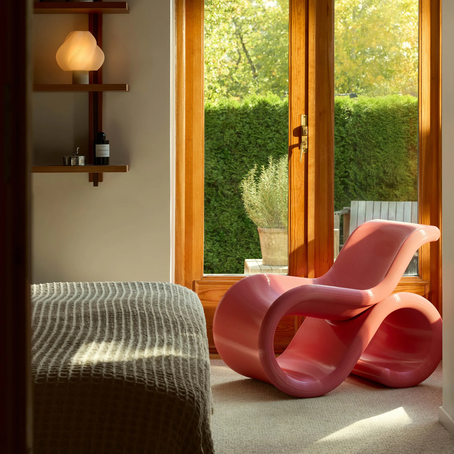 Chaise longue Éclair chair, Bubblegum Crème Atelier