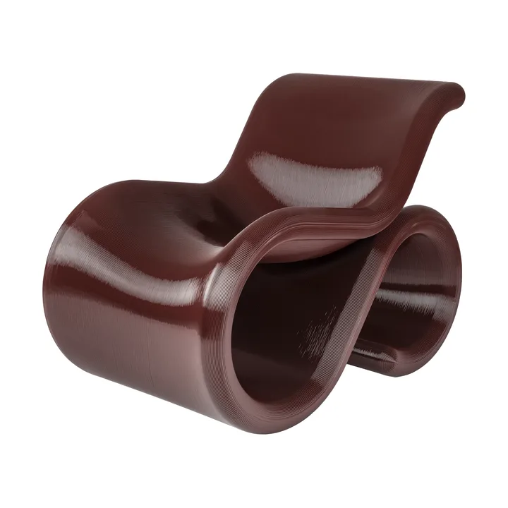 Chaise longue Éclair chair - Cherry - Crème Atelier