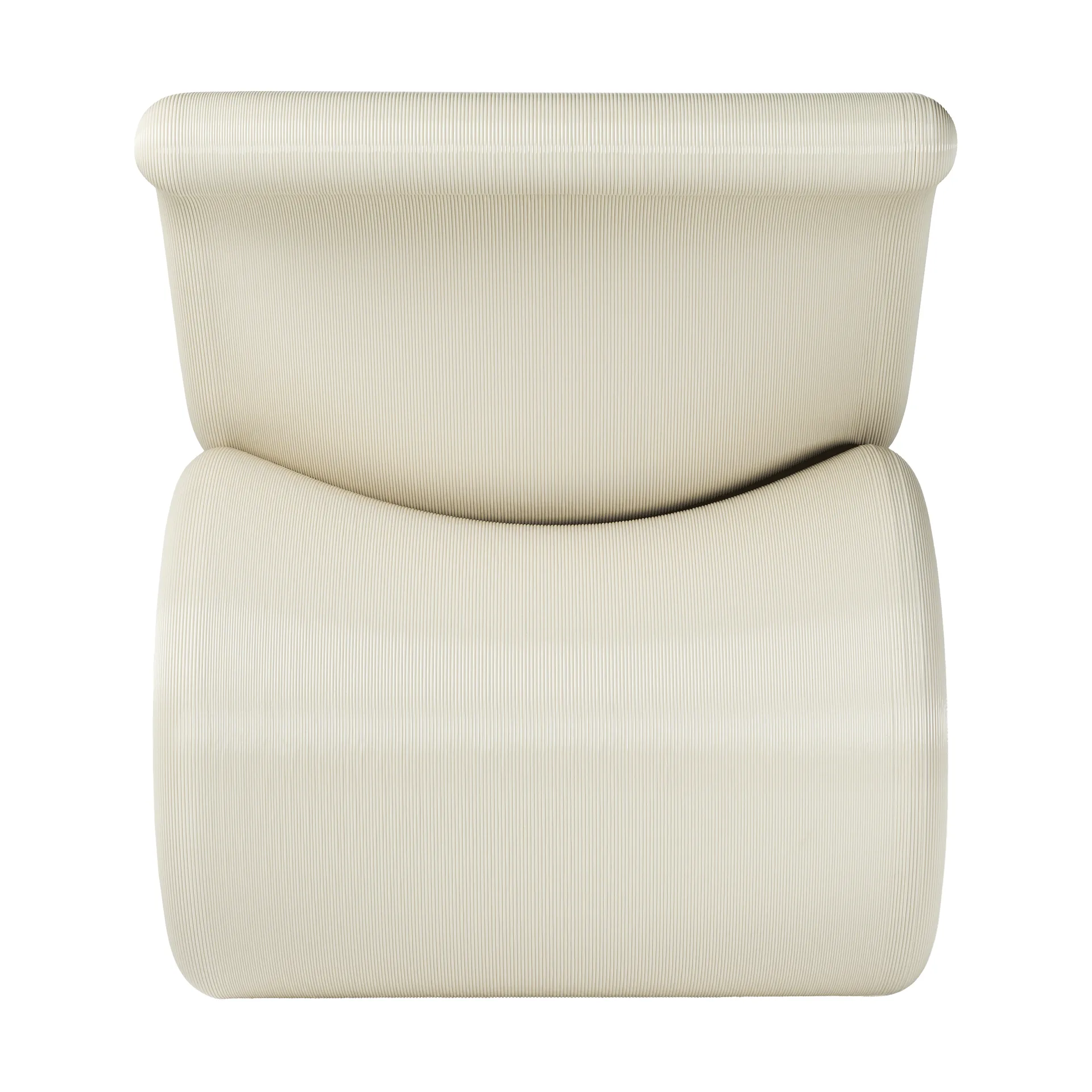 Chaise longue Éclair chair, Cream Crème Atelier