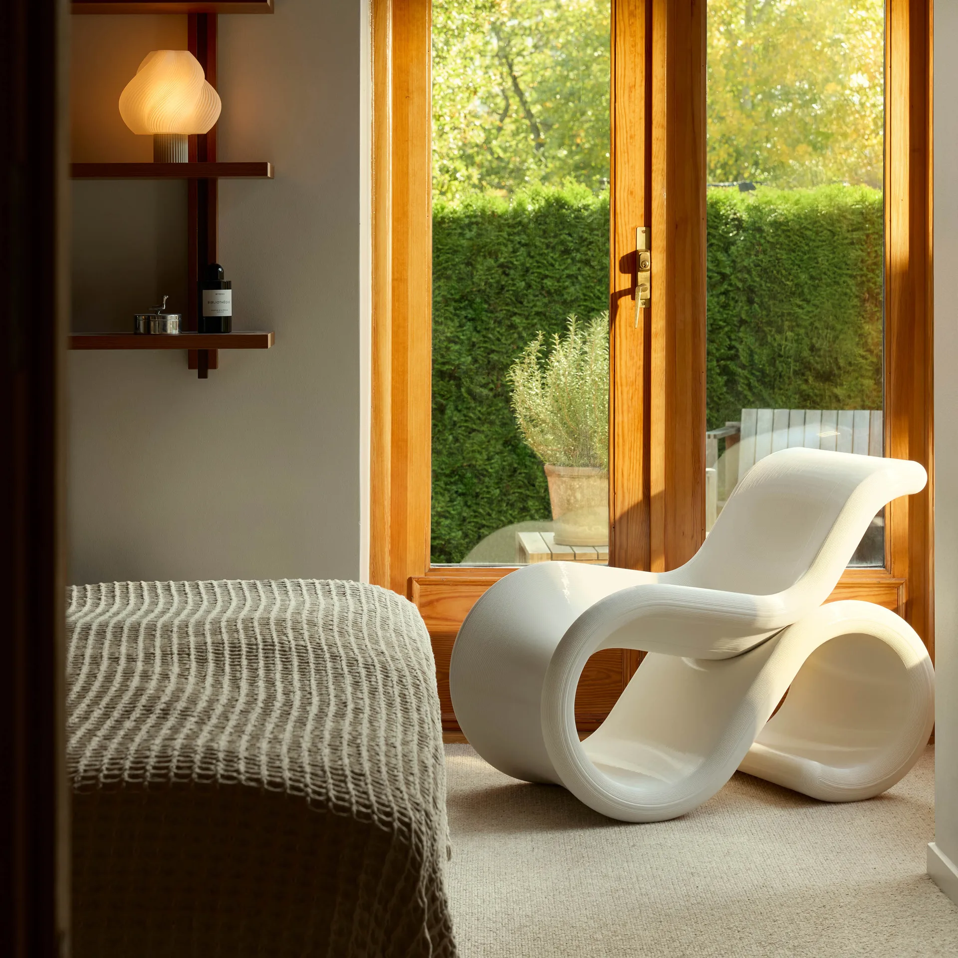 Chaise longue Éclair chair, Cream Crème Atelier