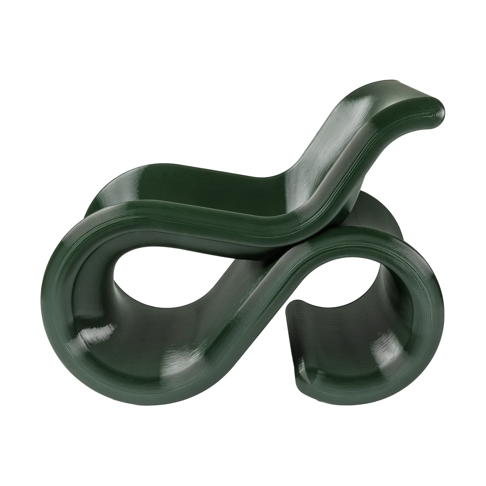 Chaise longue Éclair chair, Nori Crème Atelier