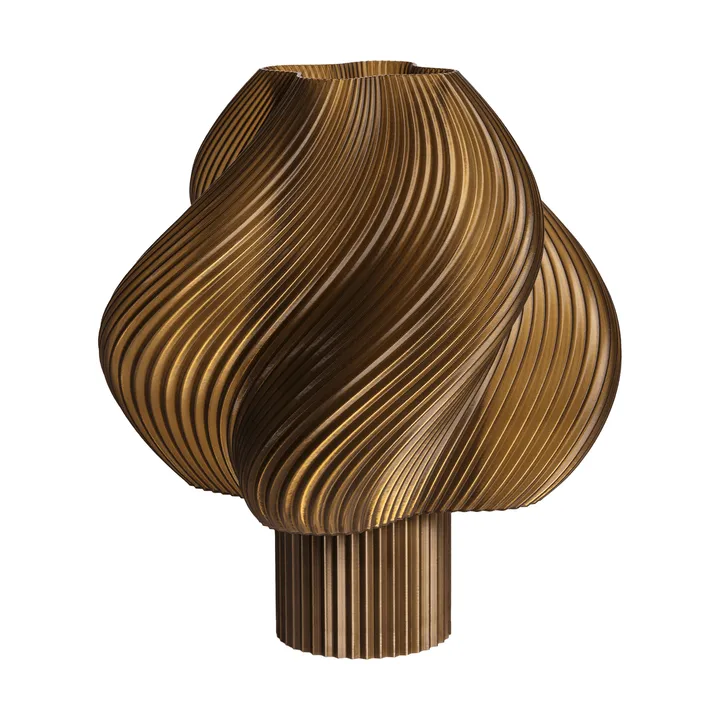 Lámpara de mesa portátil Soft Serve - Caramel, 23 cm - Crème Atelier