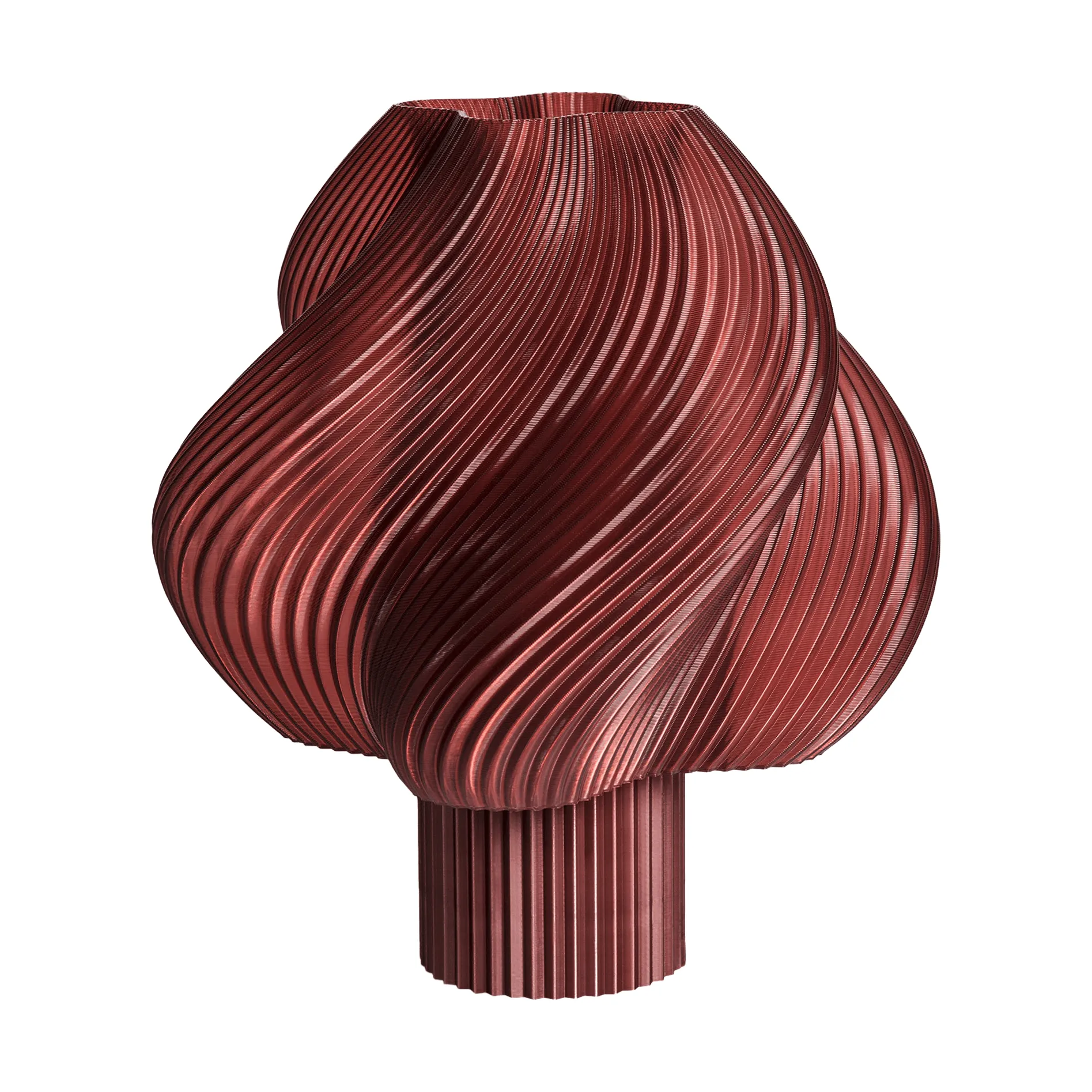 Lámpara de mesa portátil Soft Serve, Cherry, 23 cm Crème Atelier