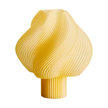 Lámpara de mesa portátil Soft Serve - Limoncello sorbet, 23 cm - Crème Atelier