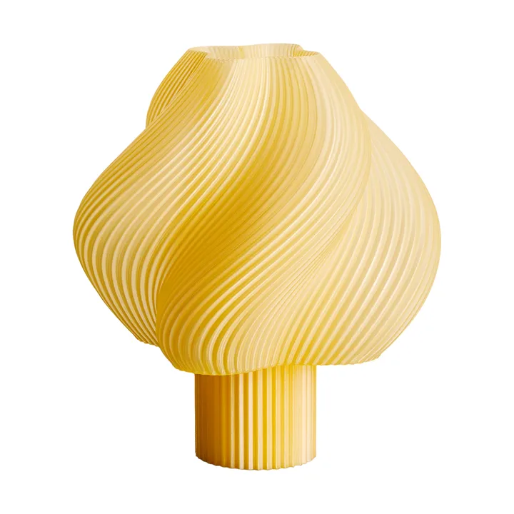 Lámpara de mesa portátil Soft Serve - Limoncello sorbet, 23 cm - Crème Atelier