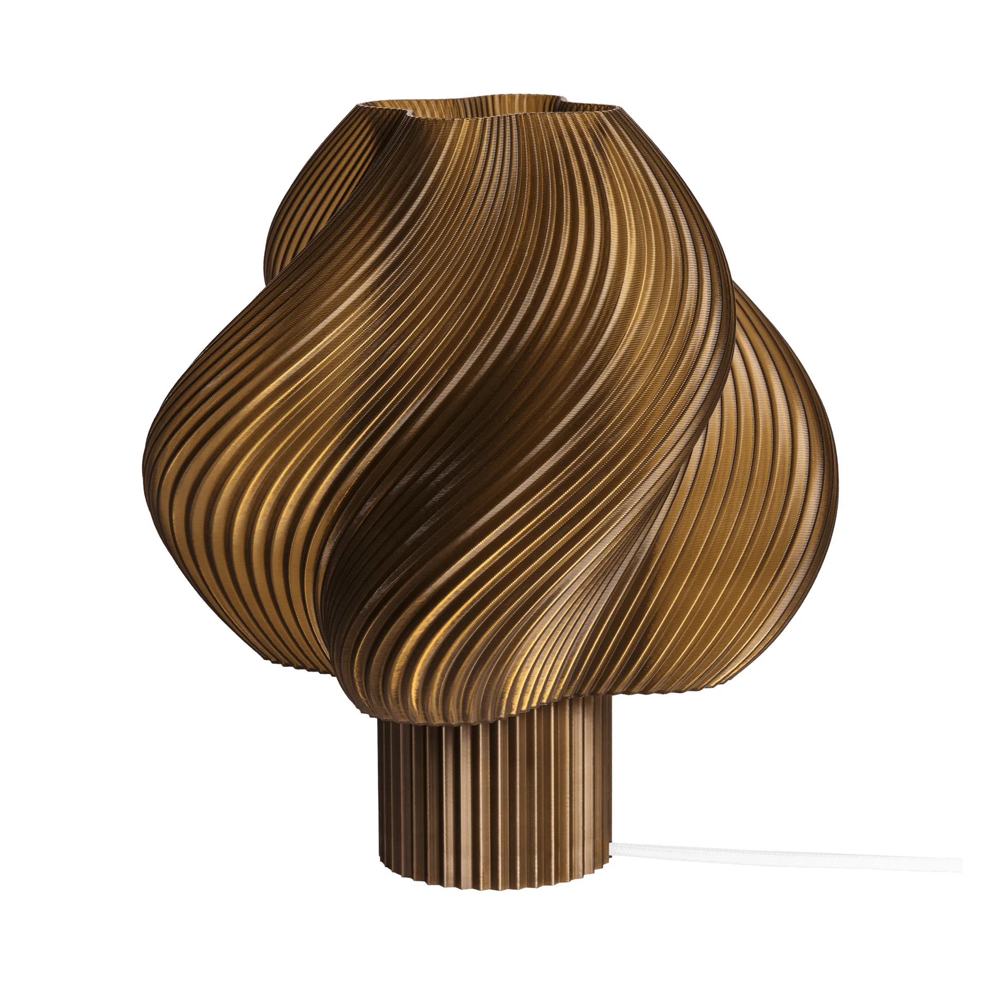 Lámpara de mesa Soft Serve, Caramel, Grande, 34 cm Crème Atelier