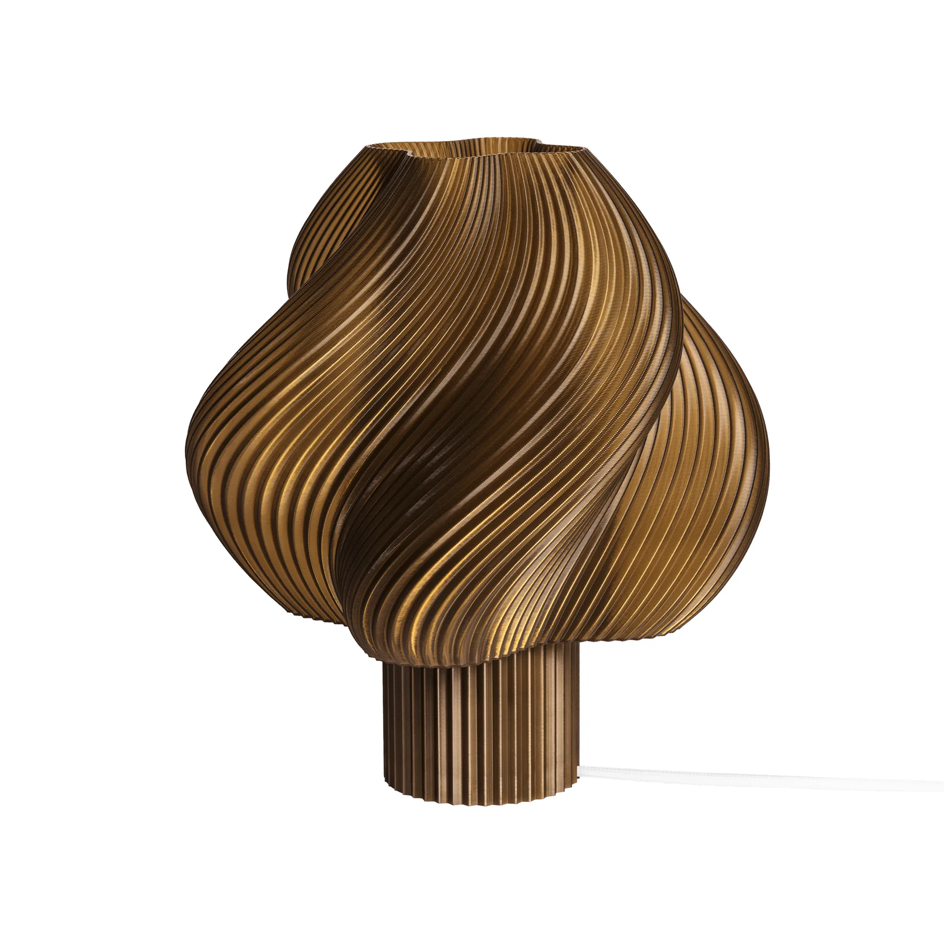 Lámpara de mesa Soft Serve, Caramel, Regular, 26 cm Crème Atelier