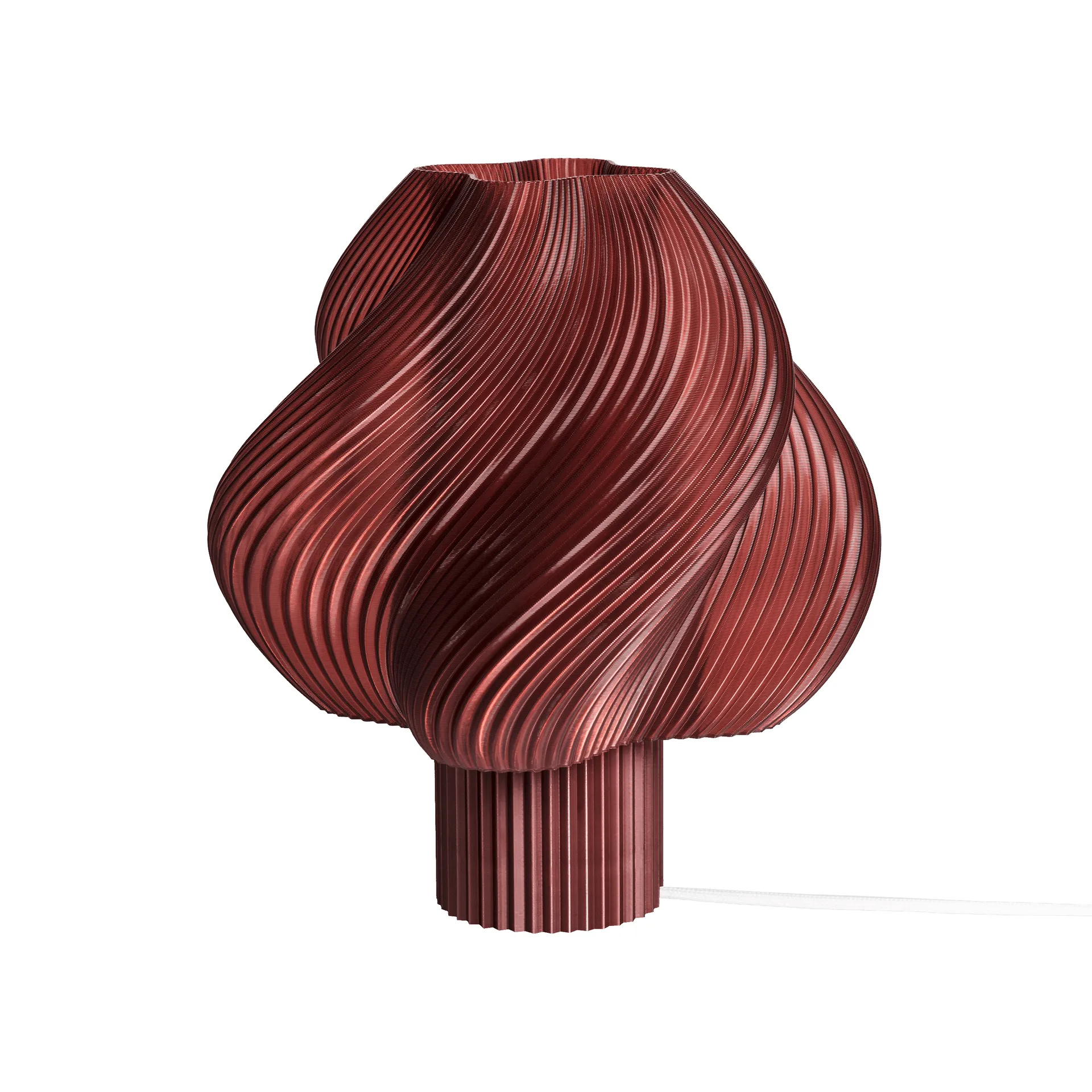 Lámpara de mesa Soft Serve, Cherry, Regular, 26 cm Crème Atelier