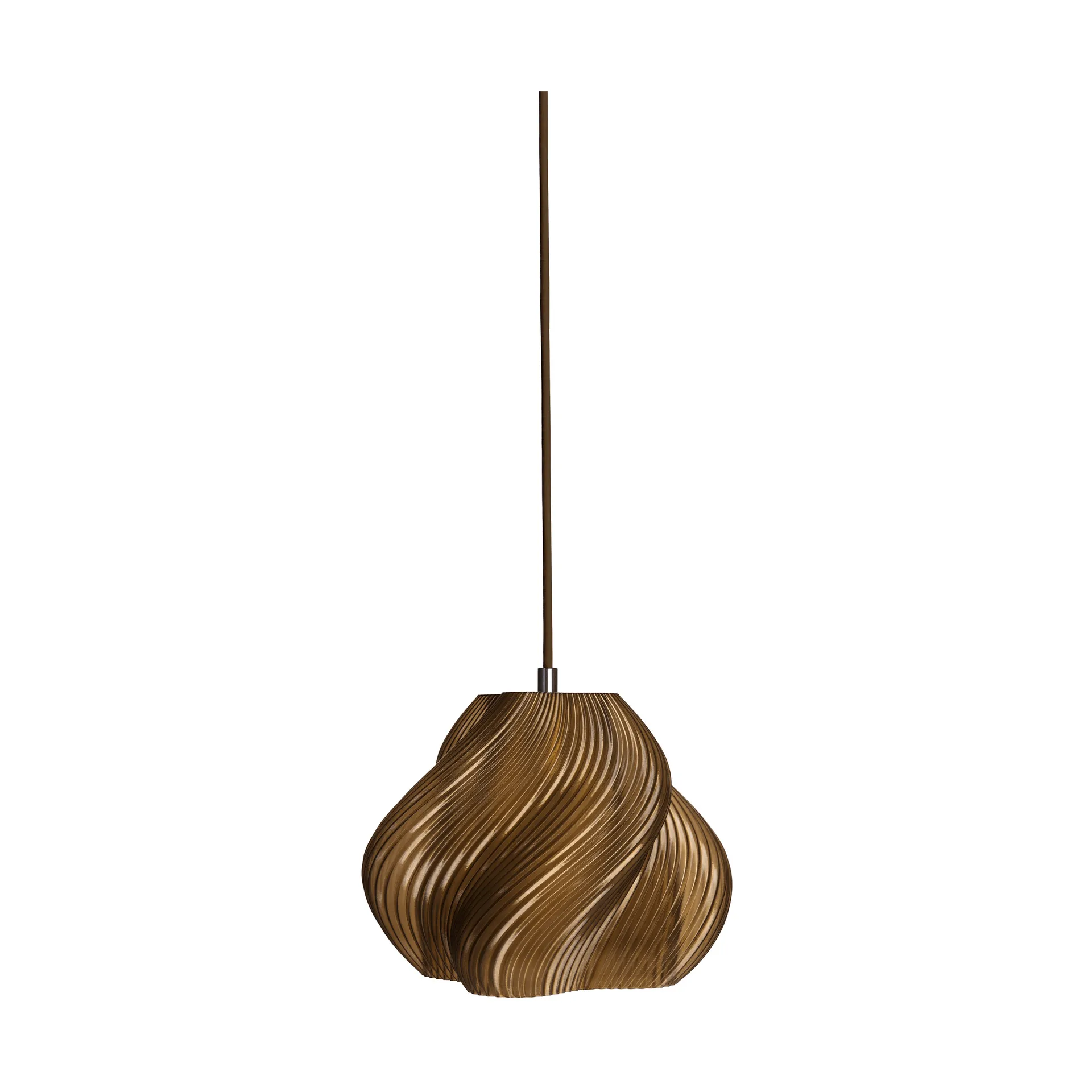 Lámpara de techo Soft Serve, Caramel-chrome, 01, 20 cm Crème Atelier