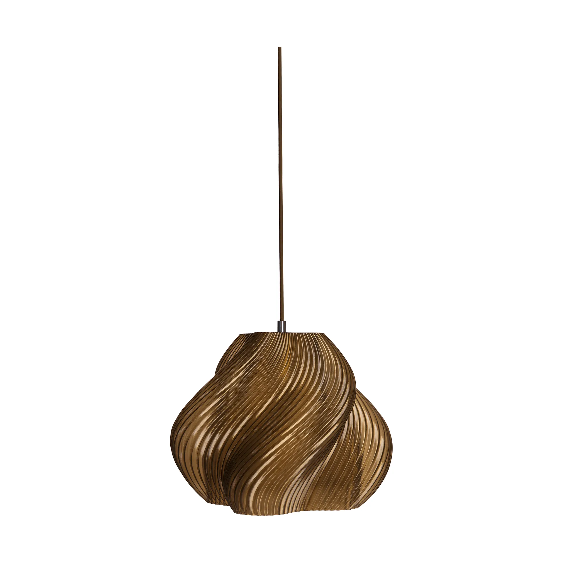 Lámpara de techo Soft Serve, Caramel-chrome, 02, 25 cm Crème Atelier