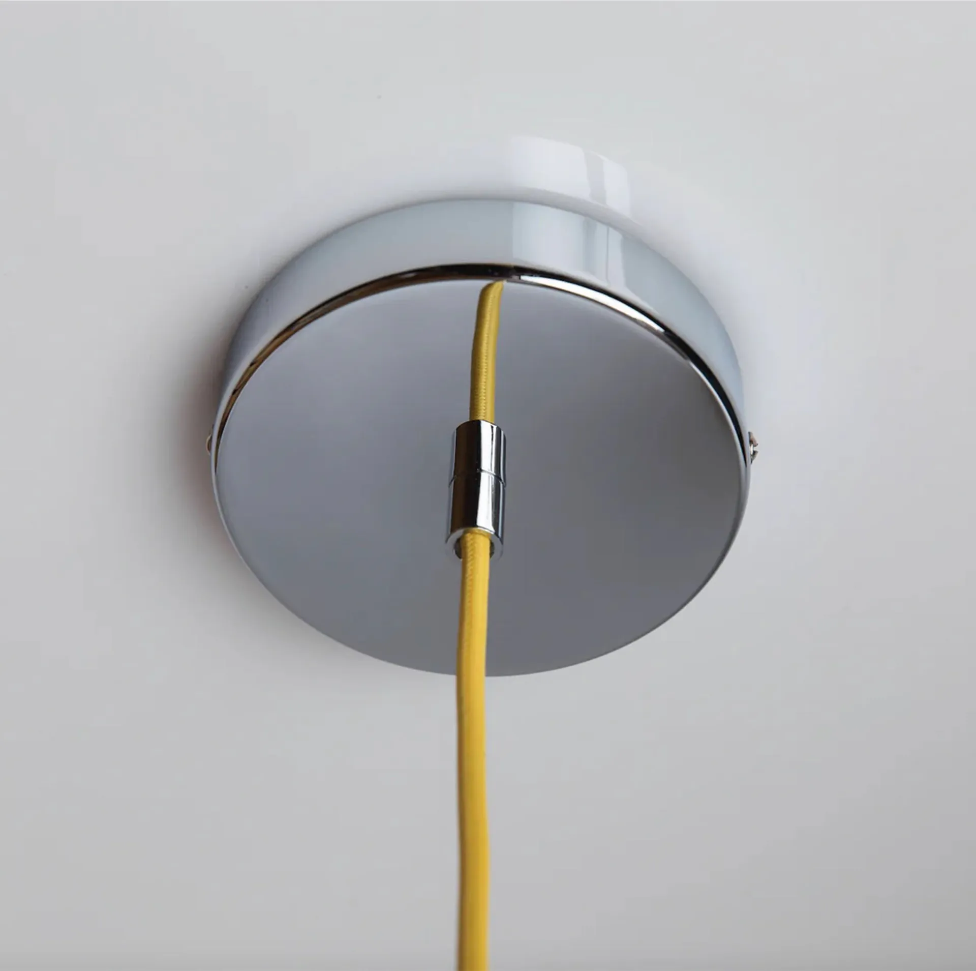 Lámpara de techo Soft Serve, Limoncello sorbet-chrome, 02, 25 cm Crème Atelier