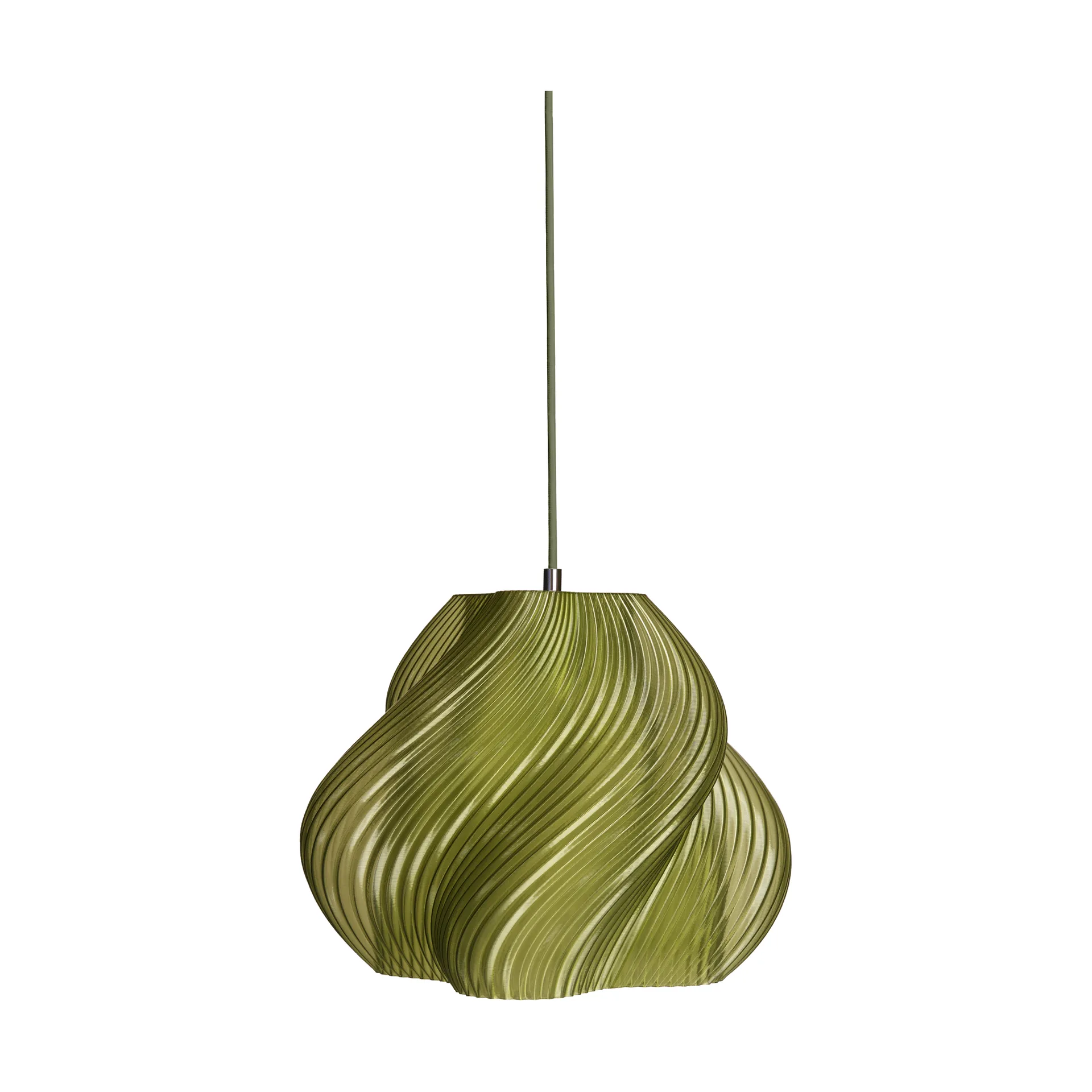 Lámpara de techo Soft Serve, Olive-chrome, 03, 30 cm Crème Atelier