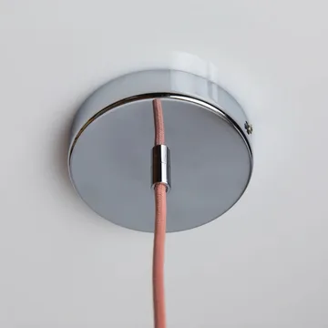 Lámpara de techo Soft Serve - Peach sorbet-chrome, 02, 25 cm - Crème Atelier