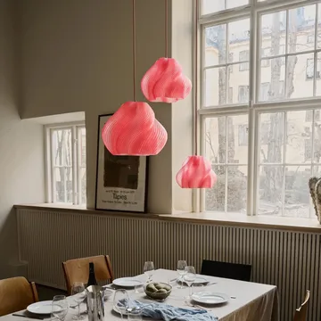 Lámpara de techo Soft Serve - Peach sorbet-chrome, 02, 25 cm - Crème Atelier