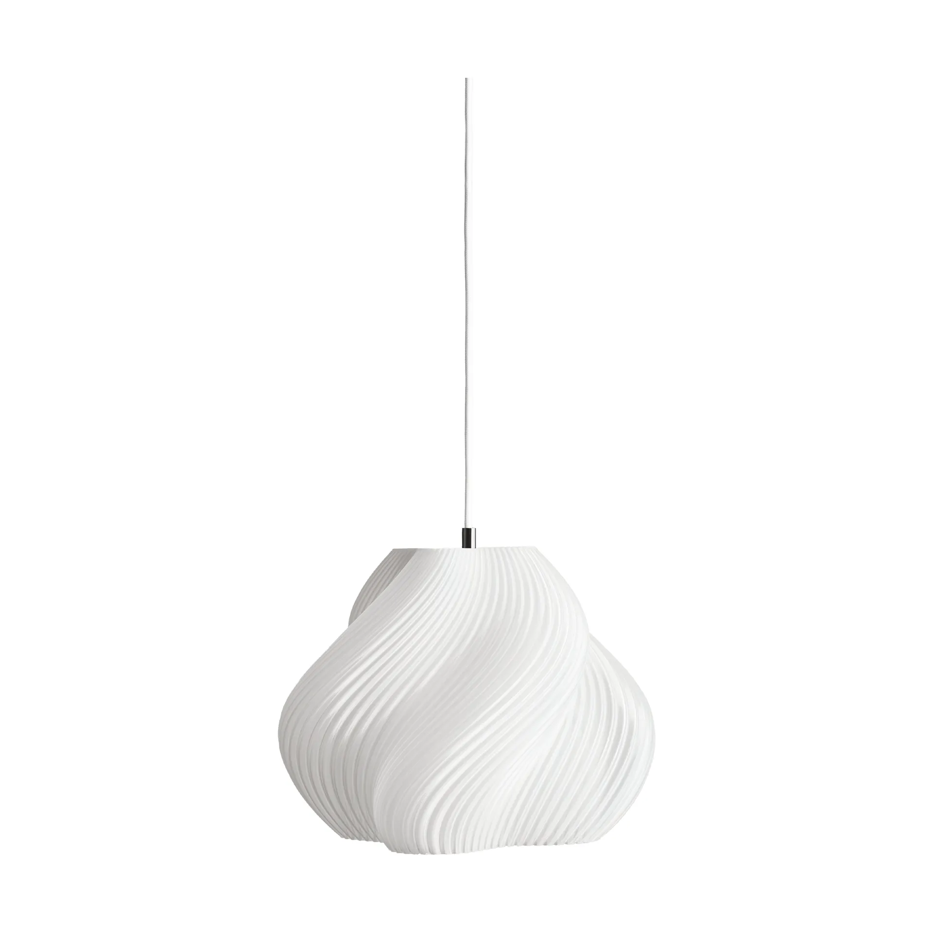 Lámpara de techo Soft Serve, White-brass, 02, 25 cm Crème Atelier