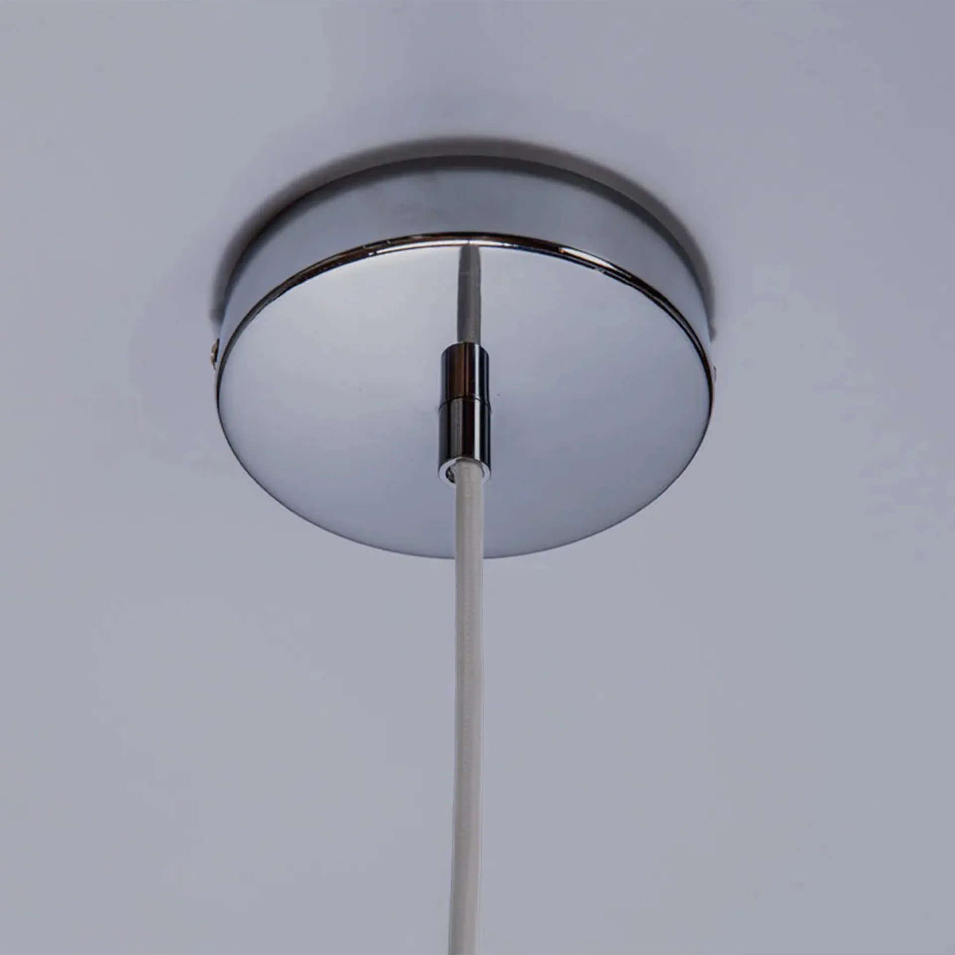 Lámpara de techo Soft Serve, White-chrome, 02, 25 cm Crème Atelier