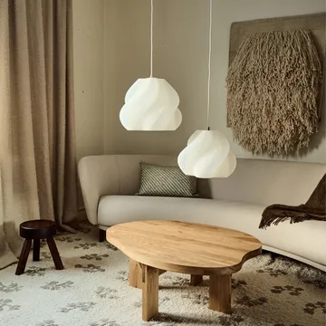 Lámpara de techo Soft Serve - White-chrome, 03, 30 cm - Crème Atelier