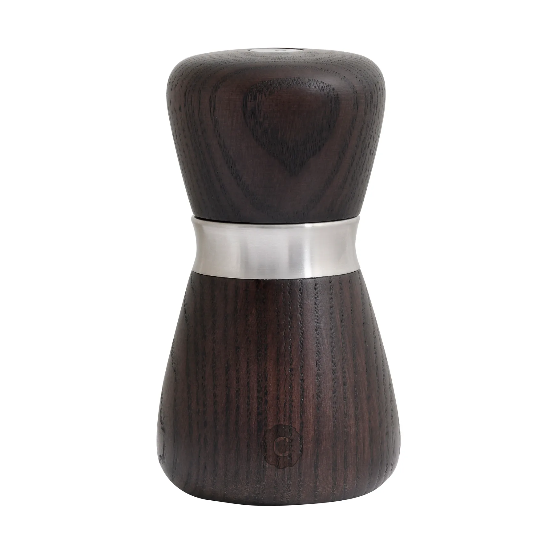 Molinillo de especias Kyoto, Brown glaze, FSC ash, 10 cm Crushgrind