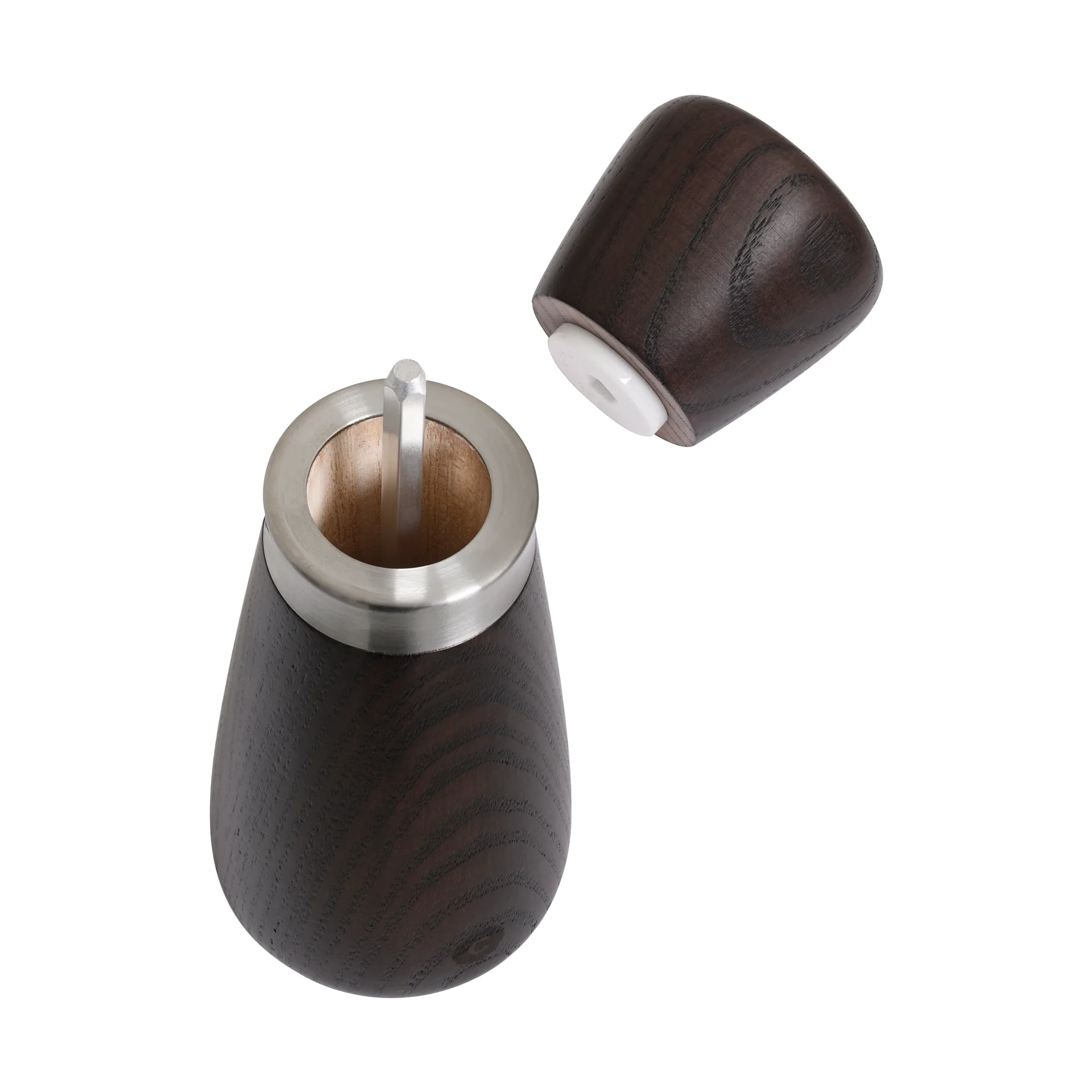 Molinillo de especias Kyoto, Brown glaze, FSC ash, 17 cm Crushgrind