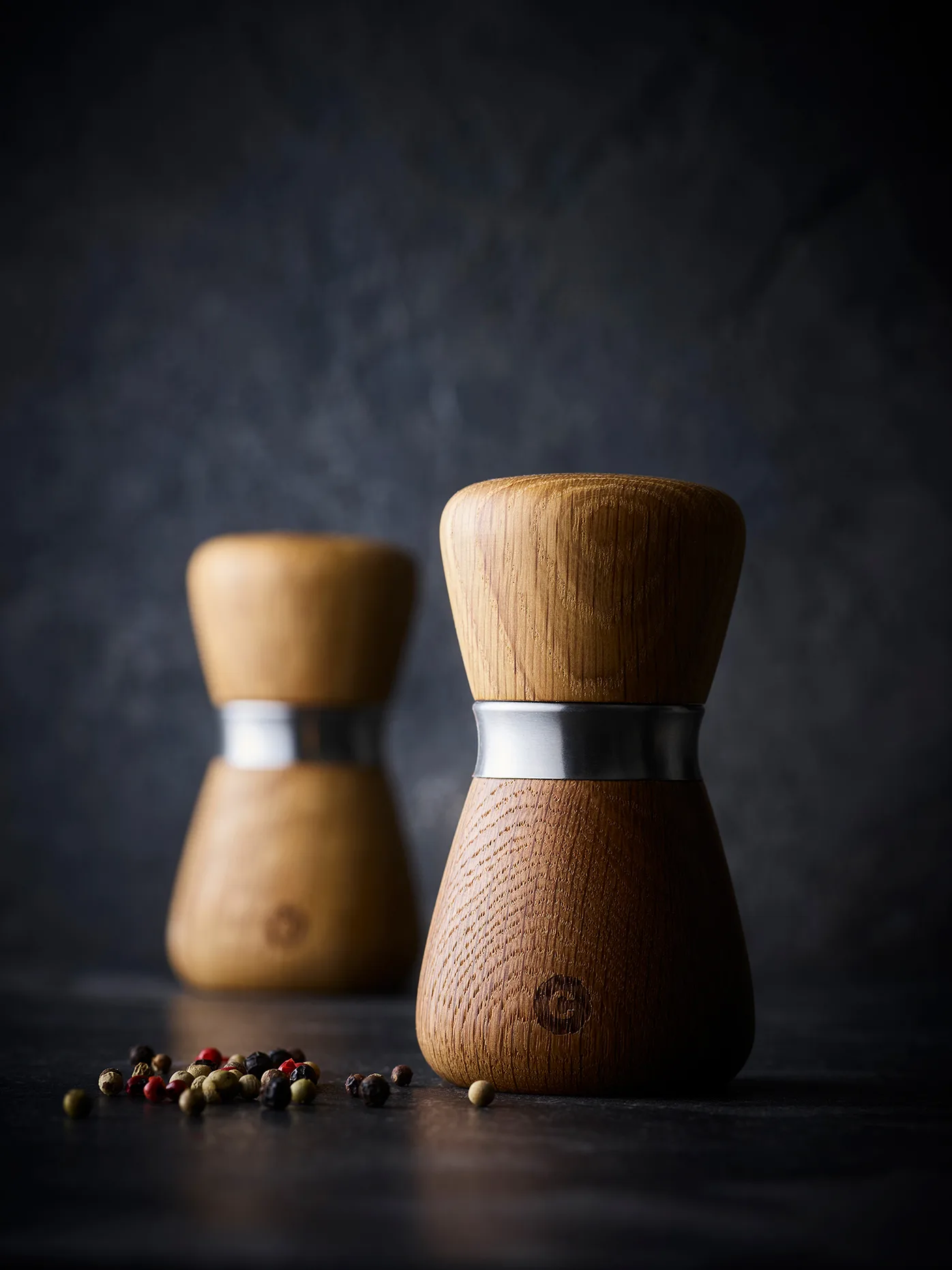 Molinillo de especias Kyoto, Natural, FSC oak, 10 cm Crushgrind