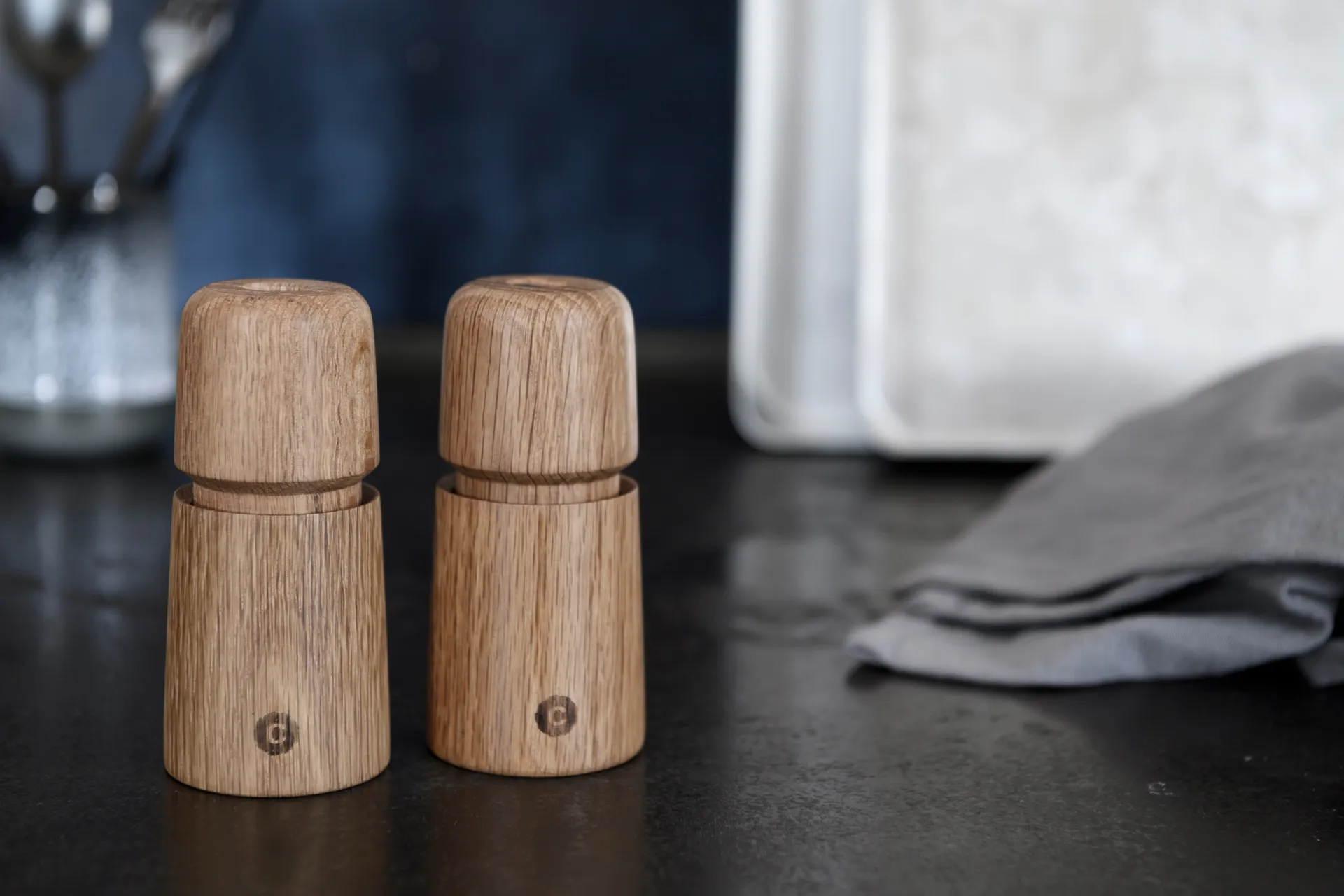 Molinillo de especias Stockholm , Natural, FSC oak, 11 cm Crushgrind