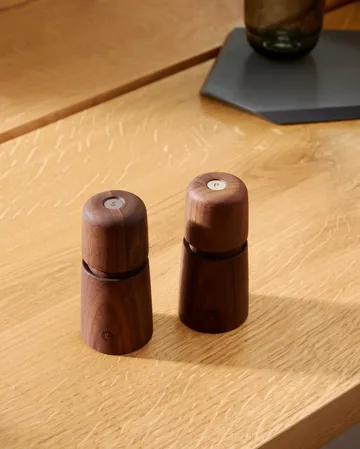 Molinillo de especias Stockholm  - Natural, FSC walnut, 11cm - Crushgrind