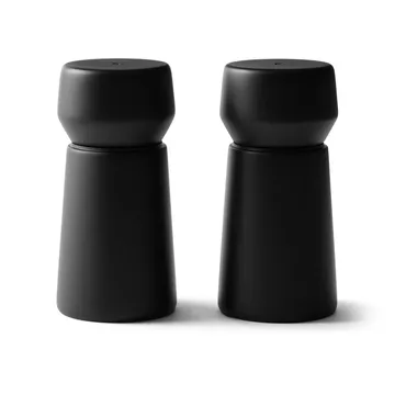 Set de molinillos de sal y pimienta Amsterdam - Black, FSC beech, 2 piezas - Crushgrind