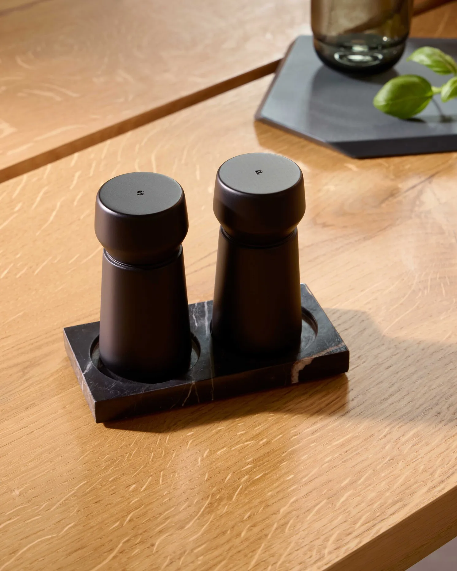 Set de molinillos de sal y pimienta Amsterdam, Black, FSC beech, 2 piezas Crushgrind