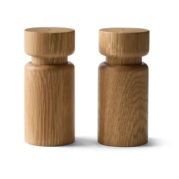 Set de molinillos de sal y pimienta Helsinki - Oak, mini, 2 piezas - Crushgrind
