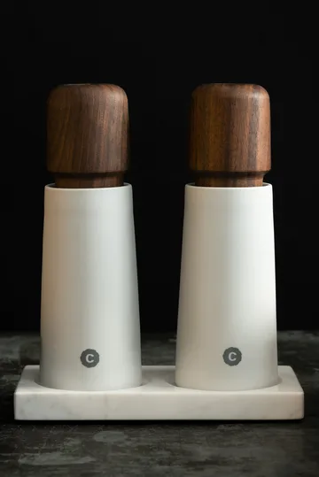 Soporte para molinillos de especias Tabletopper - White marble - Crushgrind