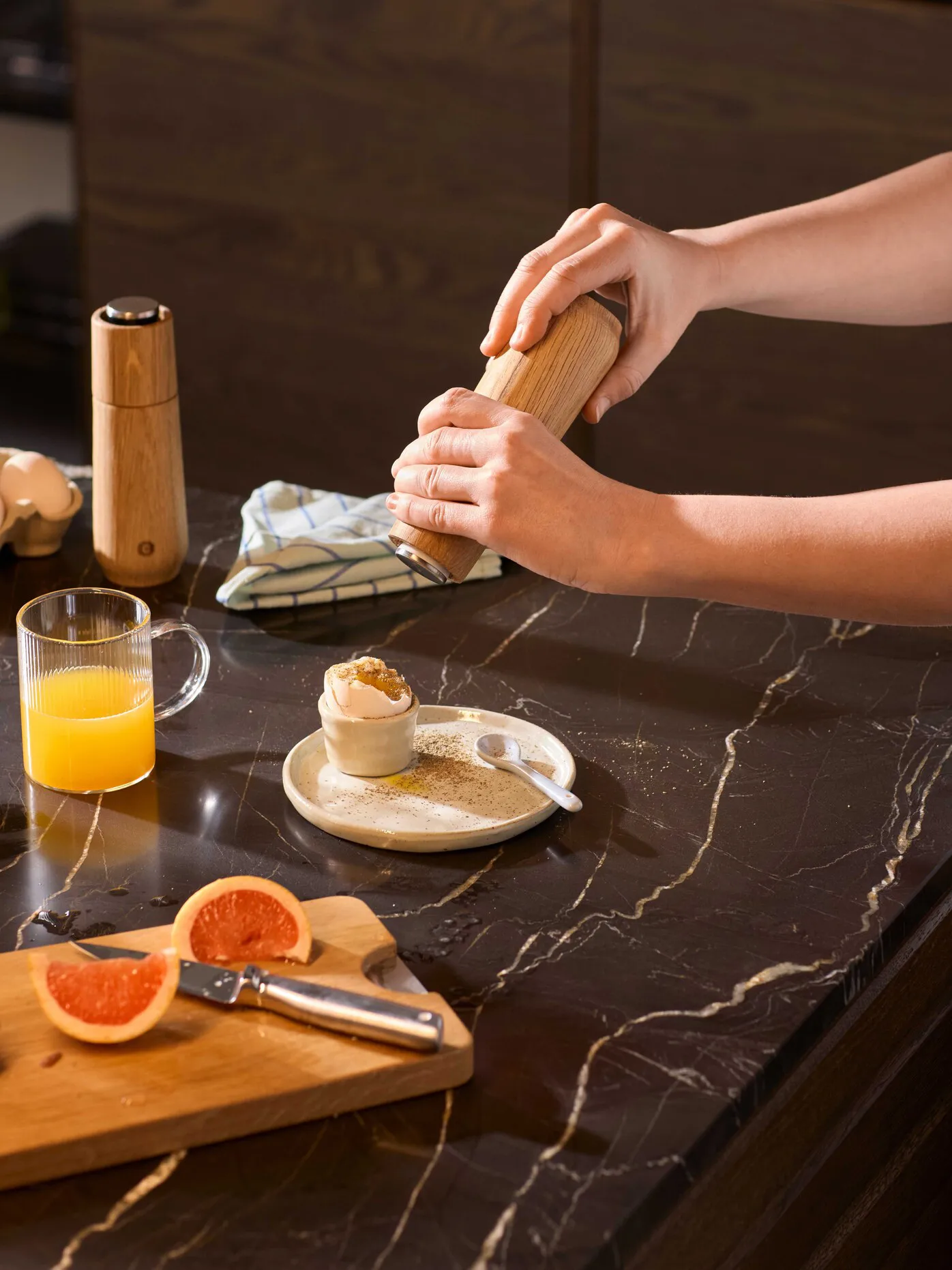 Tabla de cortar Champagne, Oak, small Crushgrind