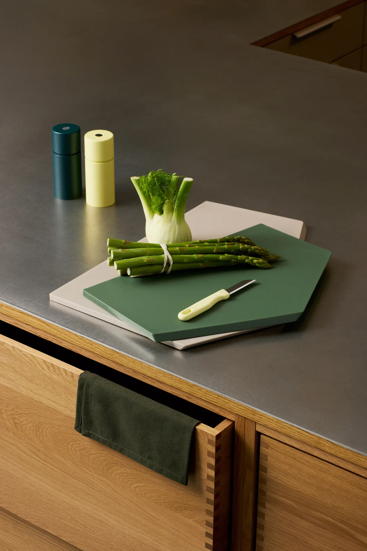 Tabla de cortar Zurich, Parsley, medium Crushgrind