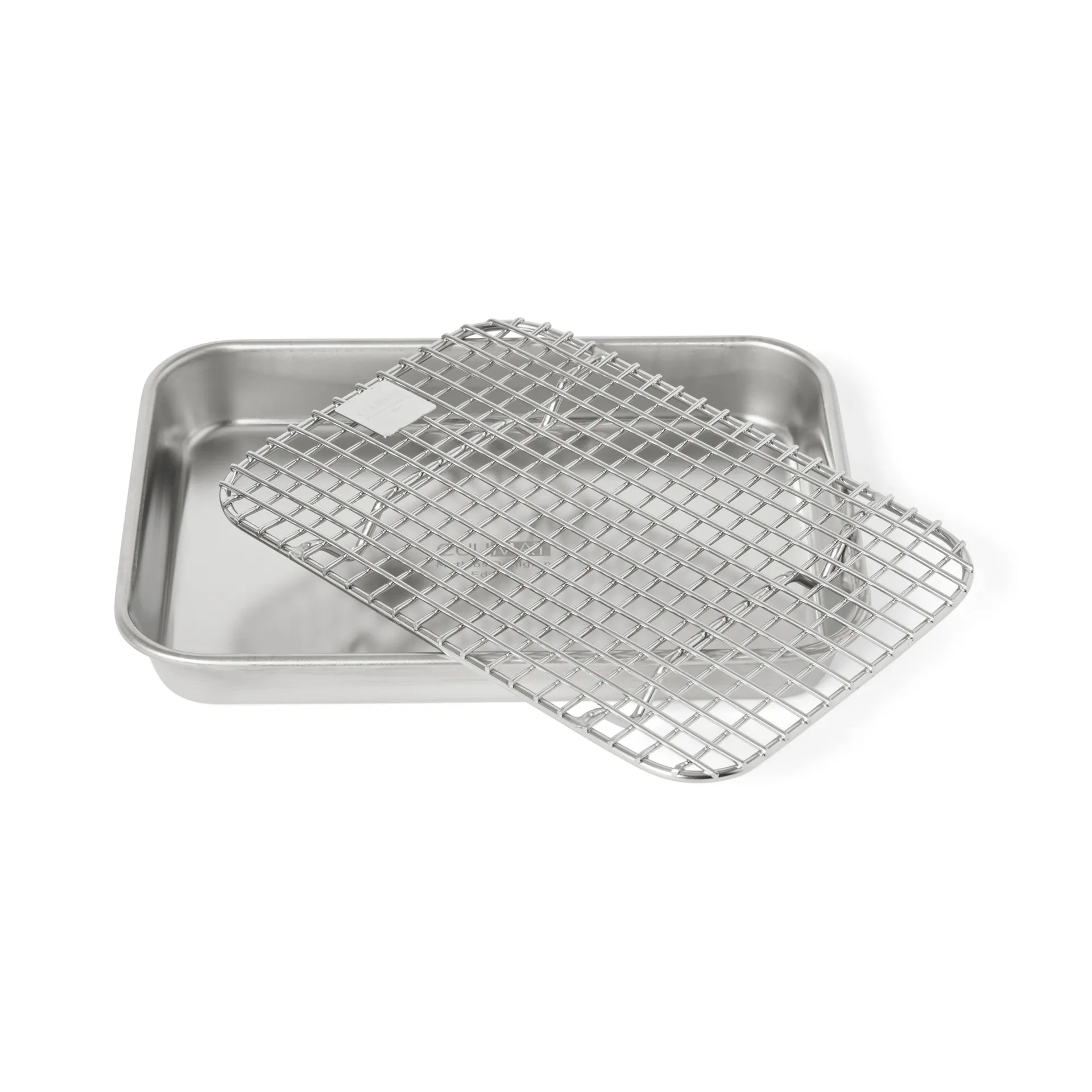 Bandeja gastro con rejilla de enfriamiento Culimat, Acero inoxidable, 18x14x2,5 cm Culimat