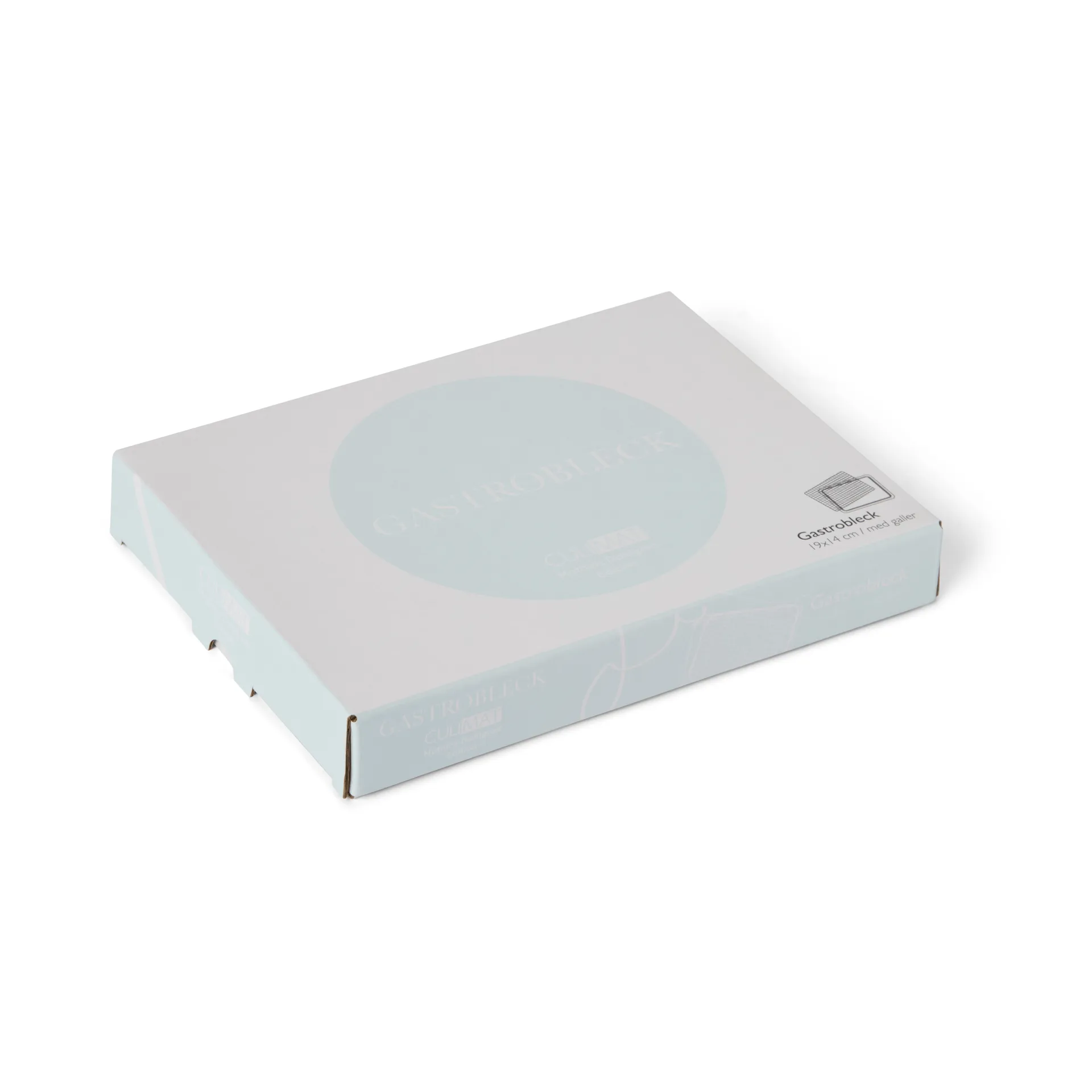 Bandeja gastro con rejilla de enfriamiento Culimat, Acero inoxidable, 18x14x2,5 cm Culimat