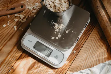 Báscula de cocina impermeable Digital - Blanco-plata - Culimat