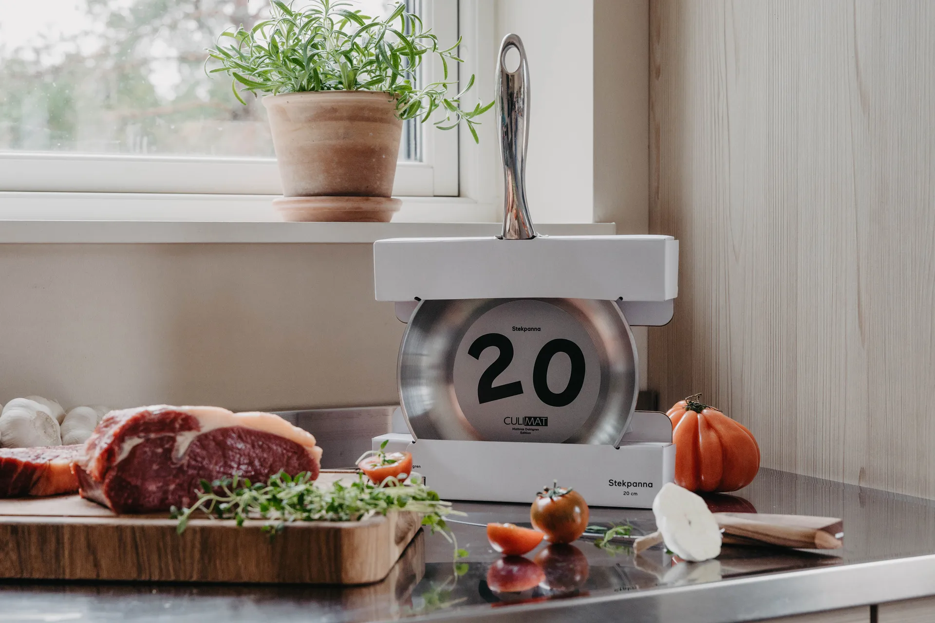 Culimat sartén 5-Ply acero inoxidable, 20 cm Culimat