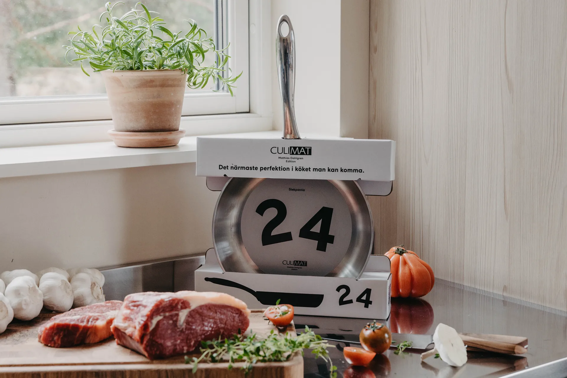 Culimat sartén 5-Ply acero inoxidable, 24 cm Culimat