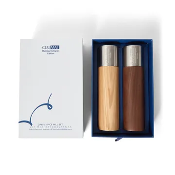 Molinillo de especias Culimat - Fresno-nogal, 2 piezas - Culimat