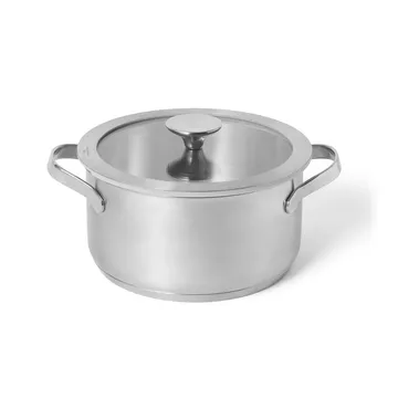 Olla Culimat - Acero inoxidable, tapa de vidrio, 3 L - Culimat