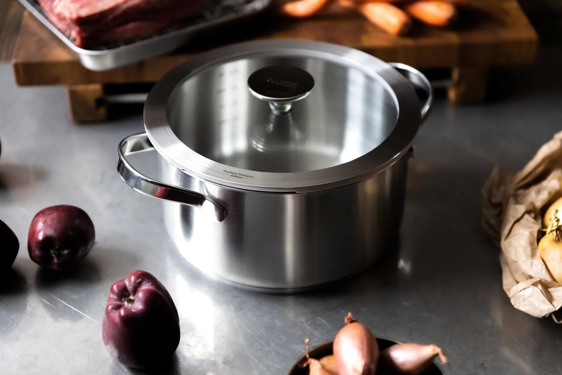 Olla Culimat, Acero inoxidable, tapa de vidrio, 3 L Culimat