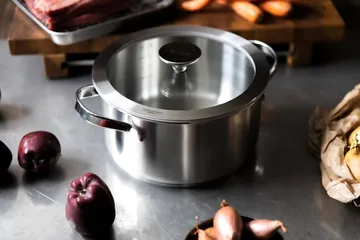 Olla Culimat - Acero inoxidable, tapa de vidrio, 3 L - Culimat