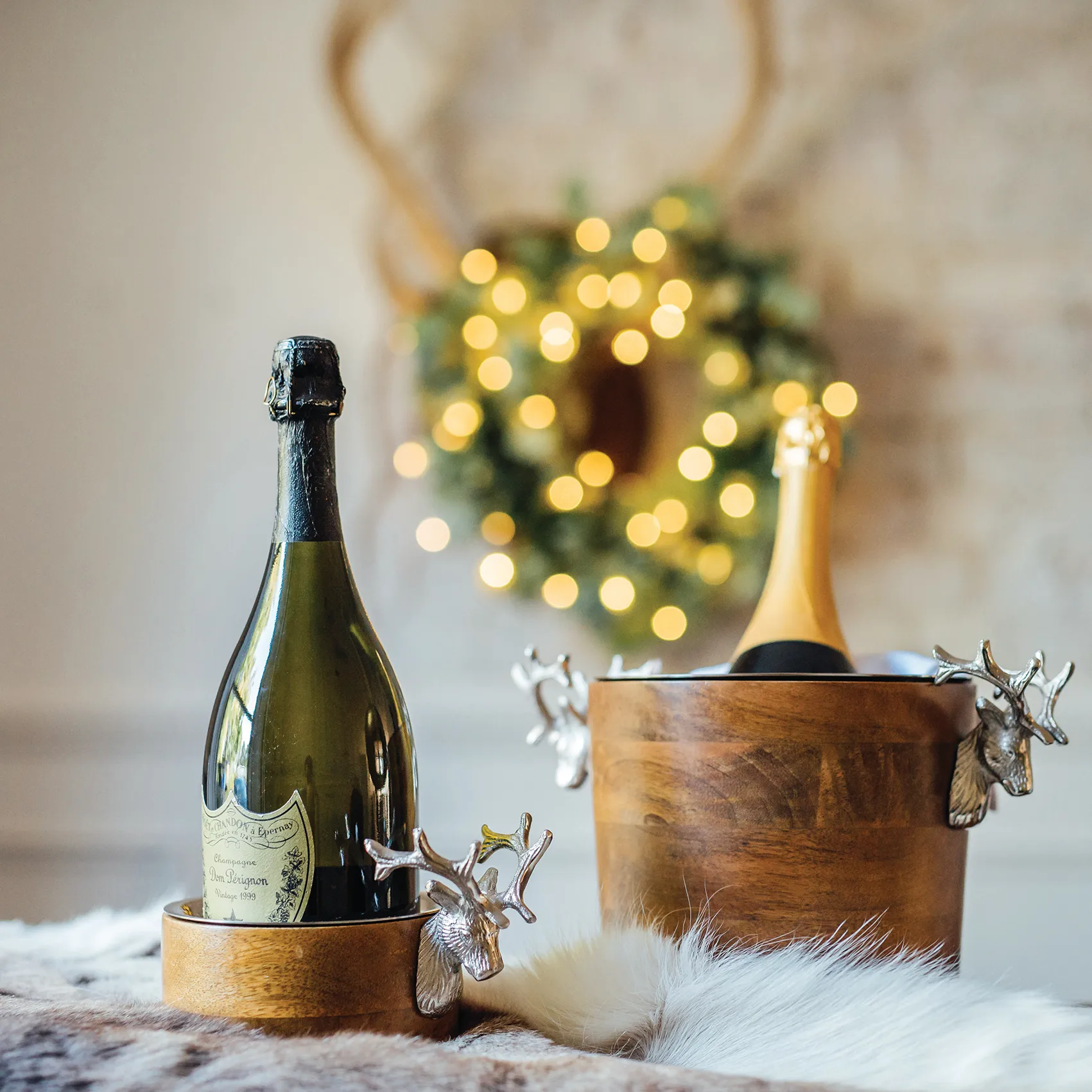 Reposa botellas Huntsman ciervo madera de mango, 13 cm Culinary Concepts