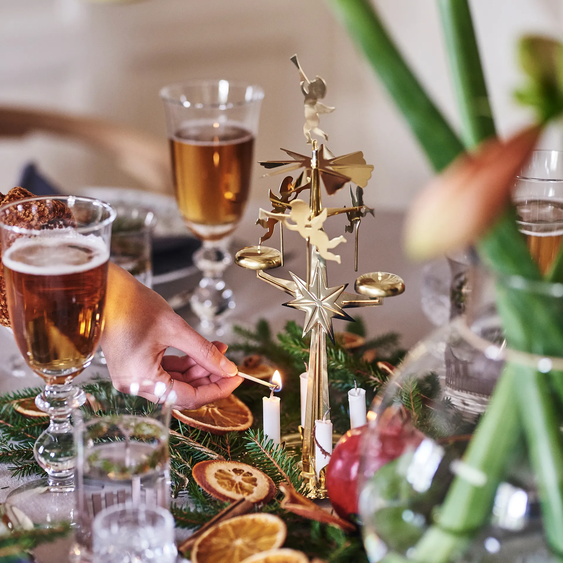 Velas para carrillón con ángeles, 20 velas Dala Industrier